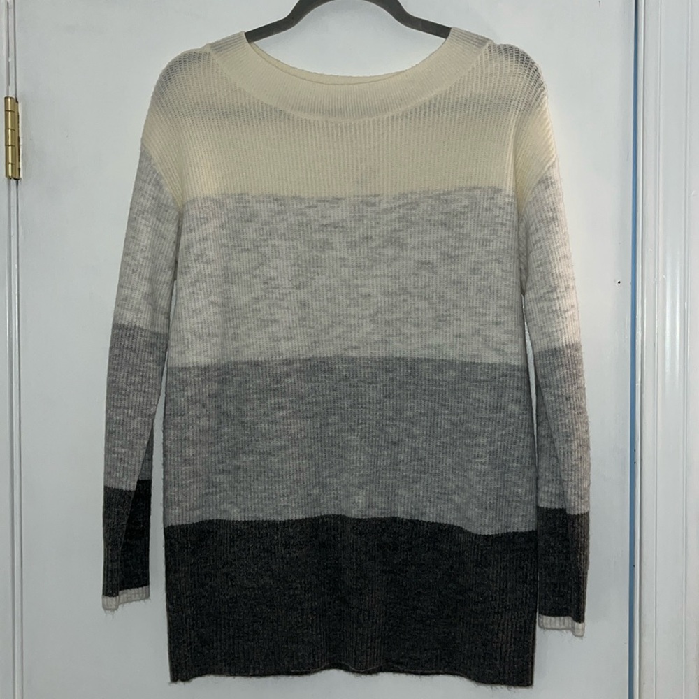 Talbots Color Block Knit Sweater